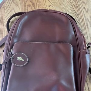 Roots brown leather purse